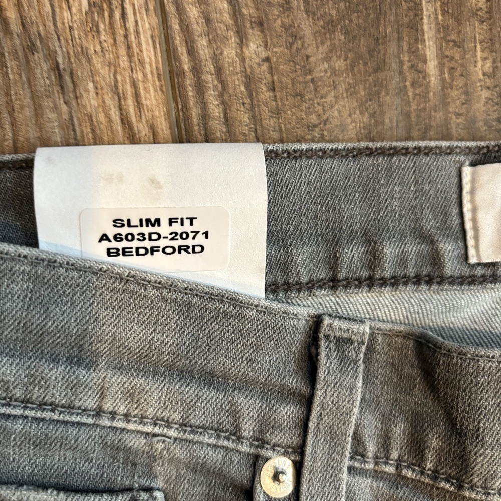 NEW AGOLDE Slim Fit Bedford Grey Denim Women's Size 31 - Picture 9 of 16